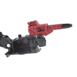 Transformers War for Cybertron Earthrise Deluxe Decepticon Runabout action figure by Hasbro, showing vehicle mode with purple and gray detailing.