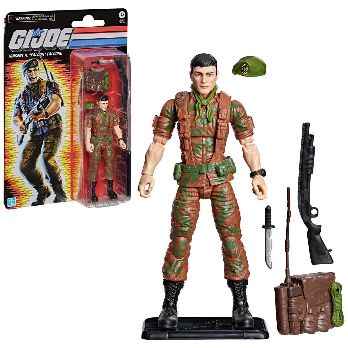 G.I. Joe Classified Series Retro Cardback Vincent R. Falcon Falcone 6-Inch Action Figure