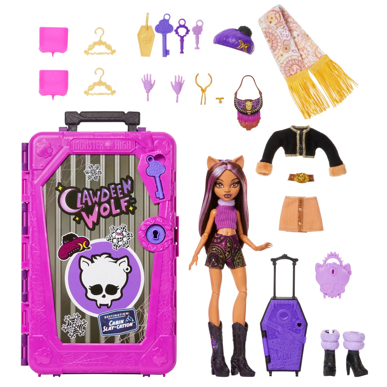 Monster High Skulltimate Secrets Series 8 Clawdeen Wolf Cabin Doll