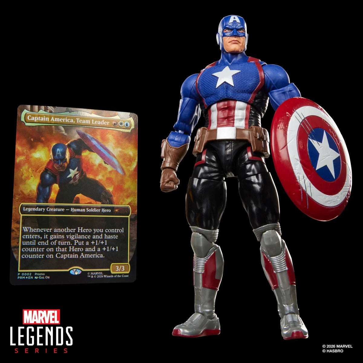Marvel Super Heroes Magic: The Gathering Marvel Legends Series Captain America (Avengers: Twilight) 6-Inch Action Figure
