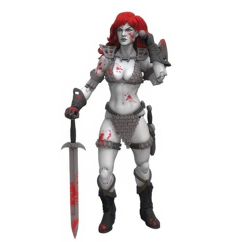 Red Sonja Black, White, and Red Epic H.A.C.K.S. 1:12 Scale Action Figure - Previews Exclusive