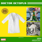 Doctor Octopus One:12 Collective action figure by New Meta, featuring detailed mechanical arms and iconic superhero costume.