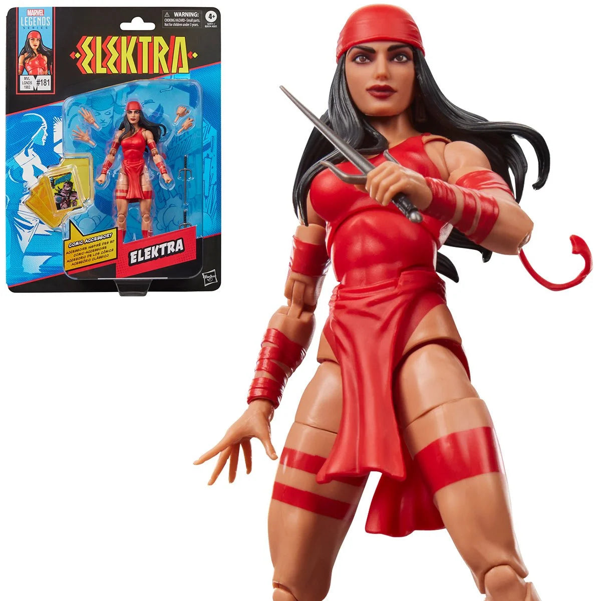 Marvel Legends Series Comics-Inspired Elektra 6-Inch Action Figure