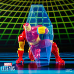 Marvel Legends Iron Man and Spiral 6-inch action figures by Hasbro, detailed Marvel superhero and villain collectibles.