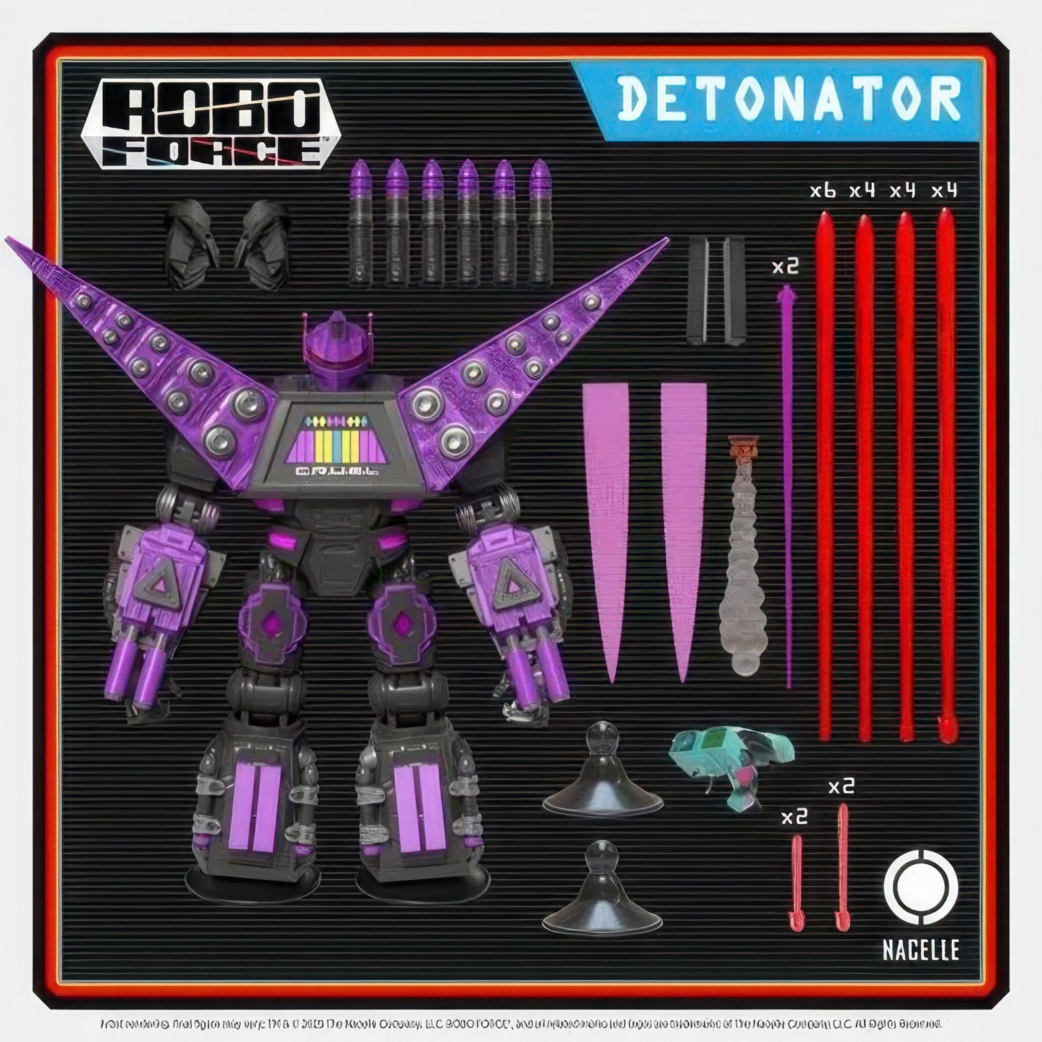 RoboForce Wave 2 Detonator 1:12 Scale Action Figure