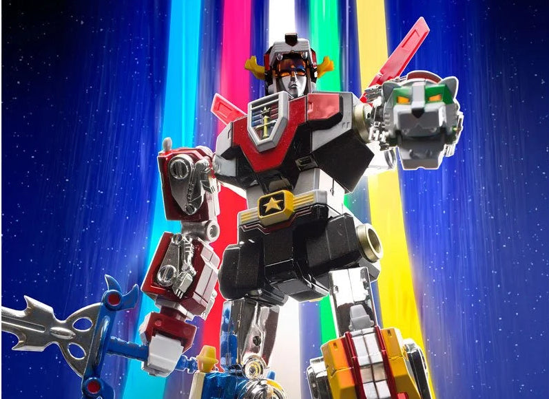 Voltron 40th Anniversary Gift Set with Light-Up Sound Base