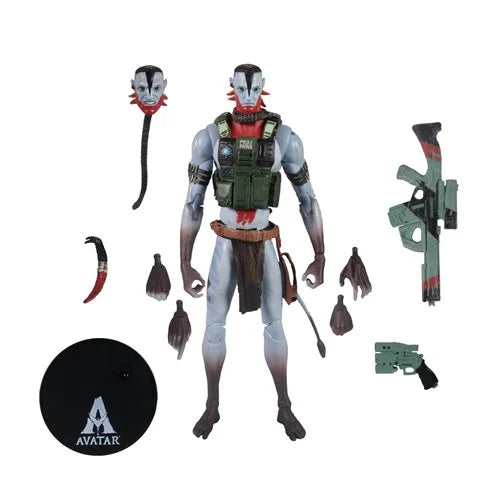 Avatar: Fire and Ash McFarlane Collector Edition Quaritch Ash Warrior 7-Inch Scale Action Figure