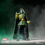 Marvel Legends Lord Doom action figure from Avengers: Doomsday, 6-inch collectible figure by Hasbro, featuring detailed armor and menacing pose.
