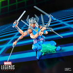 Marvel Legends Iron Man and Spiral 6-inch action figures by Hasbro, detailed superhero figures on display.