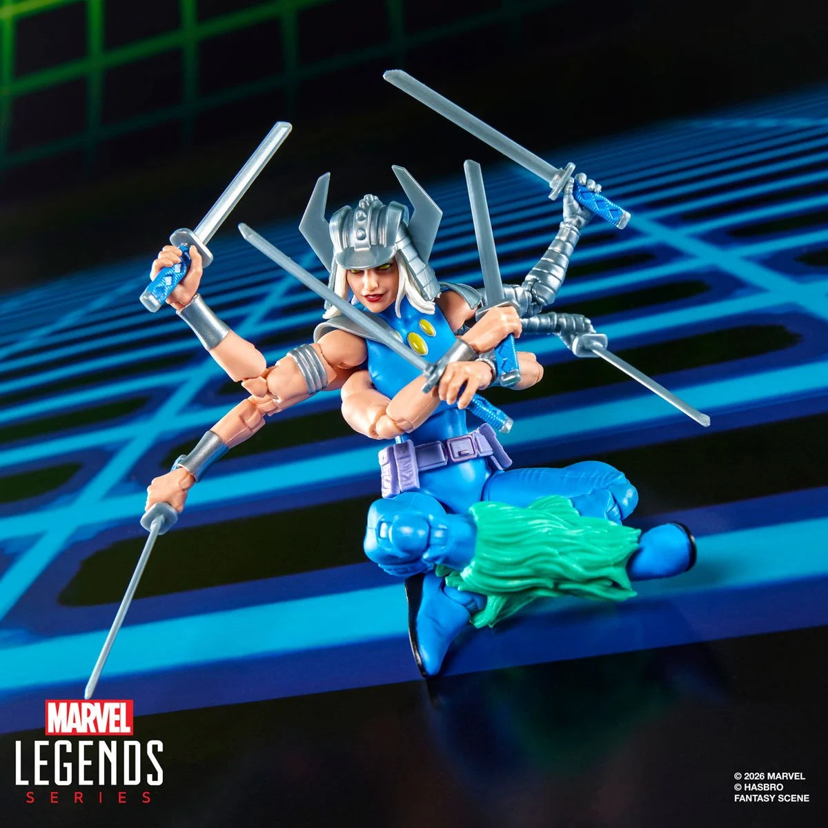 Marvel Legends Iron Man and Spiral 6-inch action figures by Hasbro, detailed superhero figures on display.