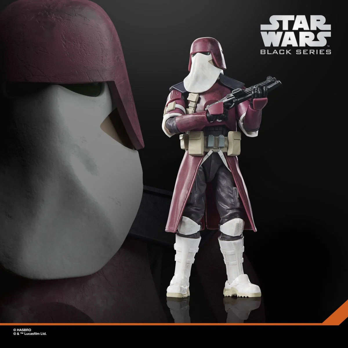 Star Wars Black Series Galactic Marine 6-inch action figure by Hasbro, featuring detailed armor and weapon accessories.