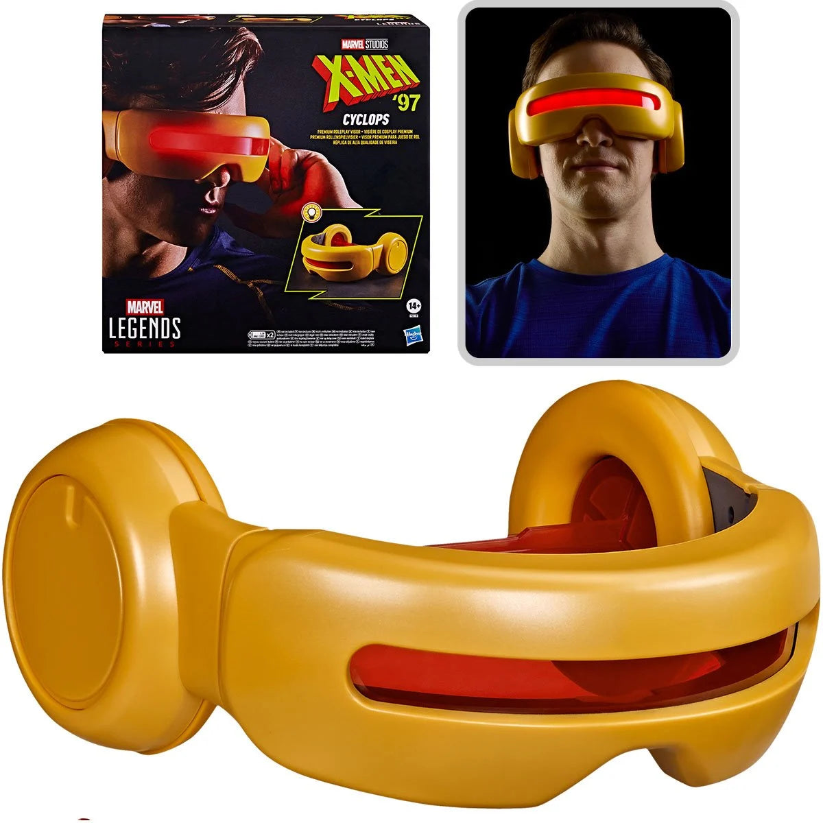 X-Men 97 Marvel Legends Series Cyclops Premium Roleplay Visor Prop Replica