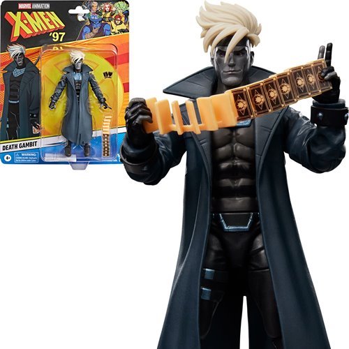 Marvel Legends X-Men 97 Death Gambit 6-inch action figure by Hasbro, detailed figure with vibrant costume and dynamic pose