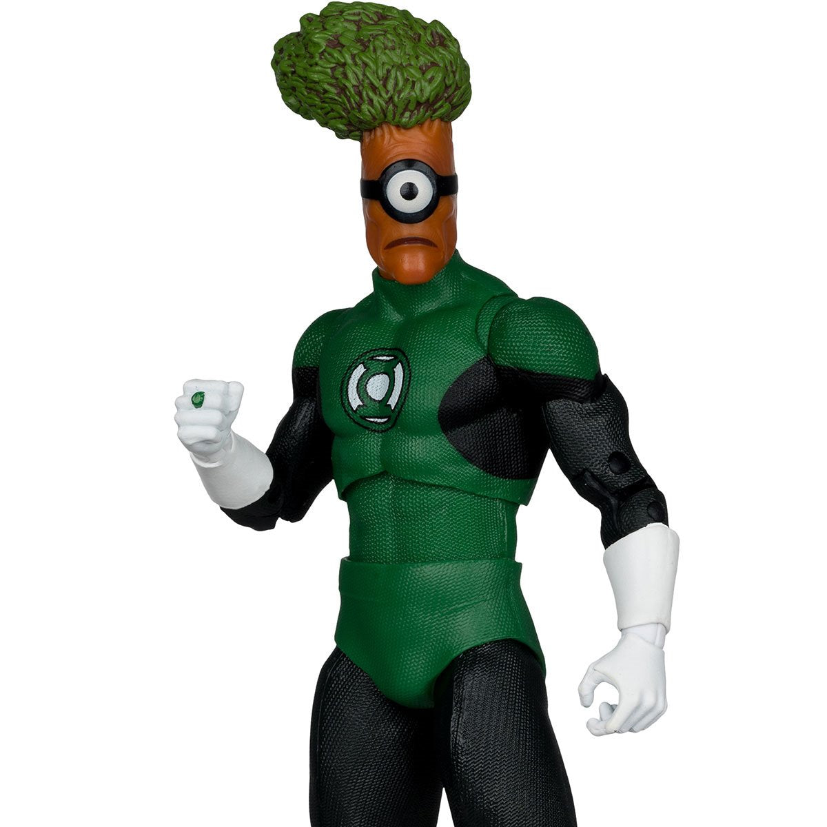DC Multiverse Medphyll Green Lantern action figure by McFarlane Toys, 7-inch scale, detailed figure with Green Lantern costume.