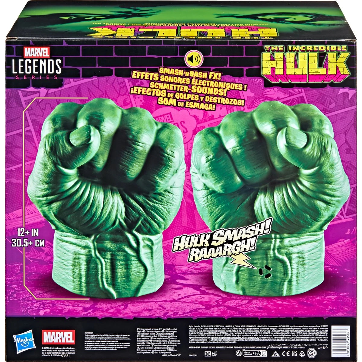 Hulk Marvel Legends Series Incredible Premium Roleplay Fists