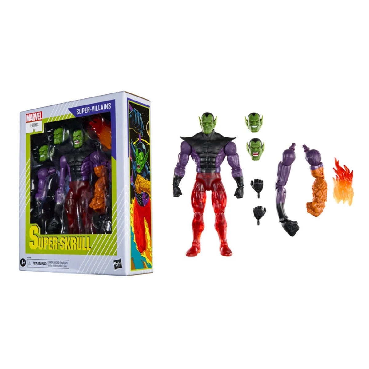 Marvel Legends Super-Villains Super-Skrull 6-inch action figure by Hasbro, featuring detailed sculpt and vibrant colors.