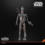 Star Wars Black Series IG-88 6-inch action figure by Hasbro, detailed figure from the Star Wars universe with robotic features.