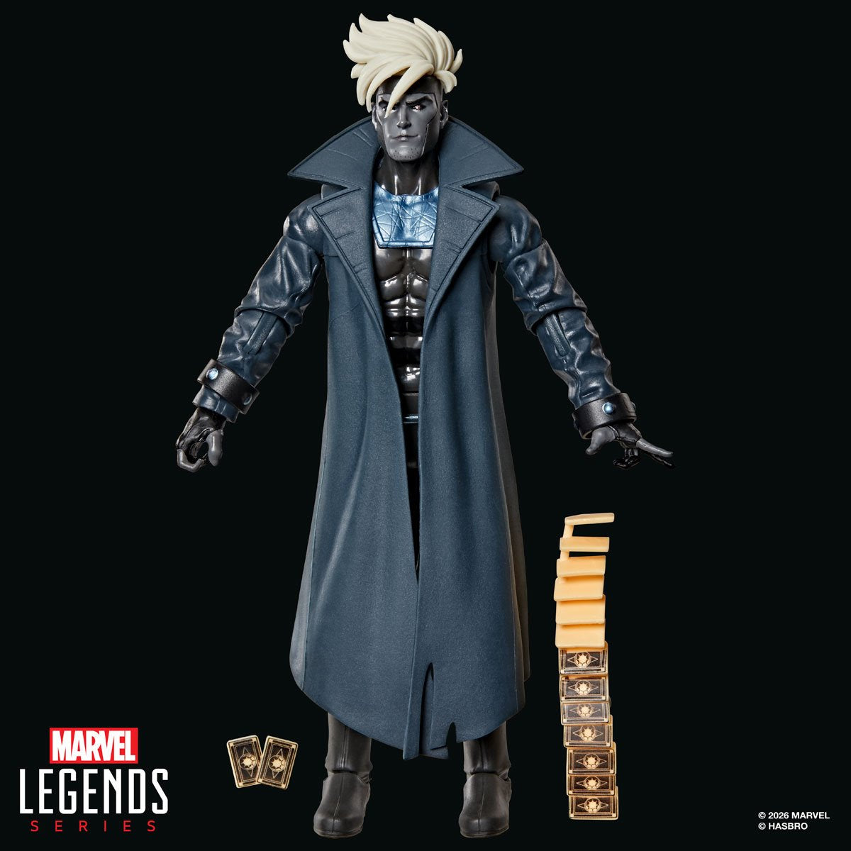 Marvel Legends X-Men 97 Death Gambit action figure by Hasbro, 6-inch collectible figure with detailed costume and dynamic pose