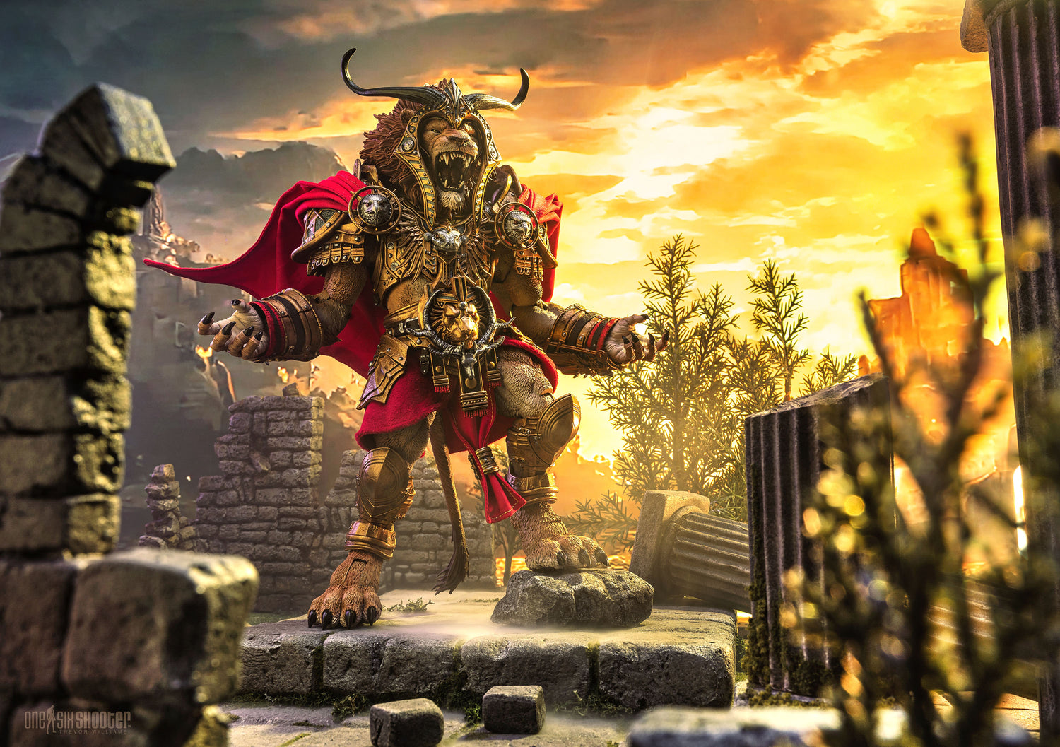 Mythic Legions: Reign of the Beasts Leodysseus Ogre-Scale Action Figure