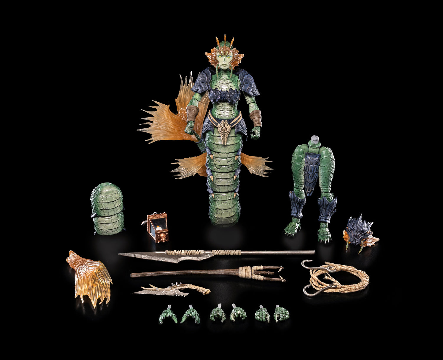 Mythic Legions: Dawns of Discovery Sireyn Opalscale (Fishers Guild) Deluxe Action Figure